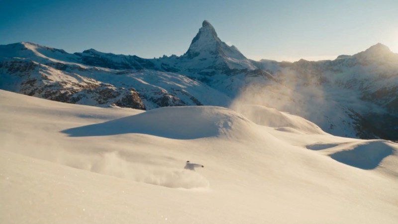 Eyewear spec film, still at 0:27: Summit view