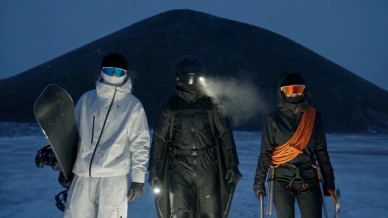 Eyewear spec film, still at 1:15: Night crew